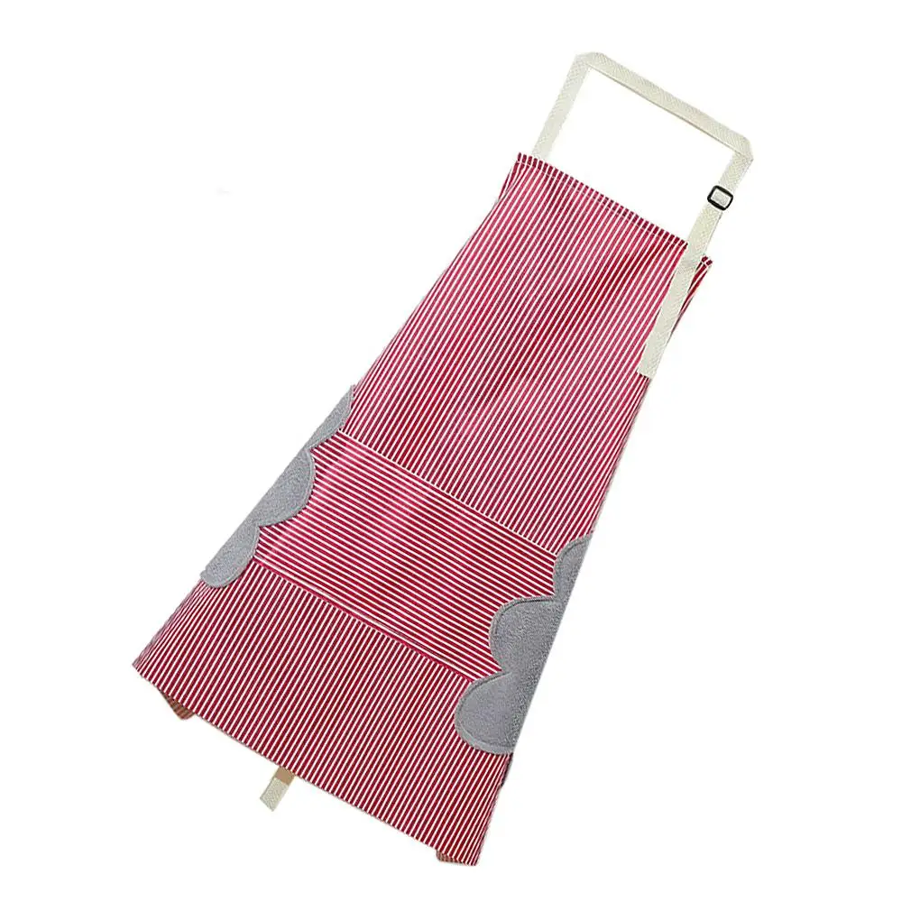 

Складной фартук, модный простой кухонный фартук в полоску, противоударный фартук, женские кулинарные принадлежности, Комбинезоны для кафе ...