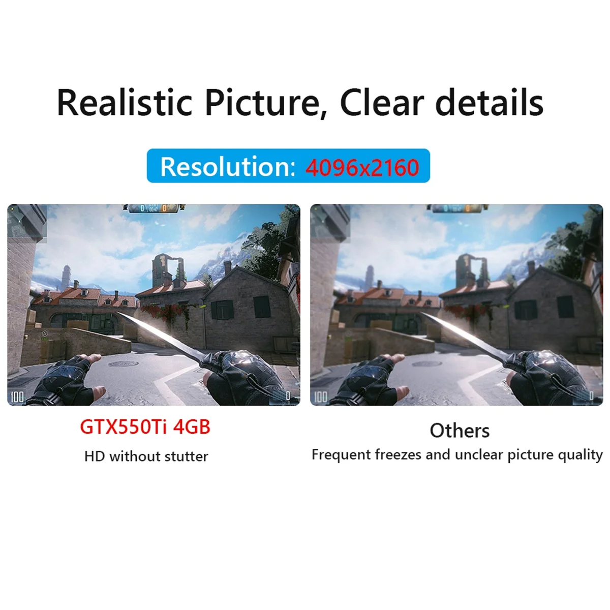 GTX 550Ti 4 ГБ GDDR5 Компьютерная видеокарта Игровые видеокарты для PCI-Express 2.0