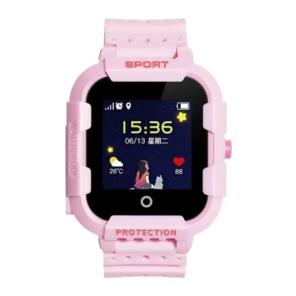 

Умные часы для детей Wonlex Smart Baby Watch KT11 GPS, WiFi, камера, 4G, черные (водонепроницаемые)