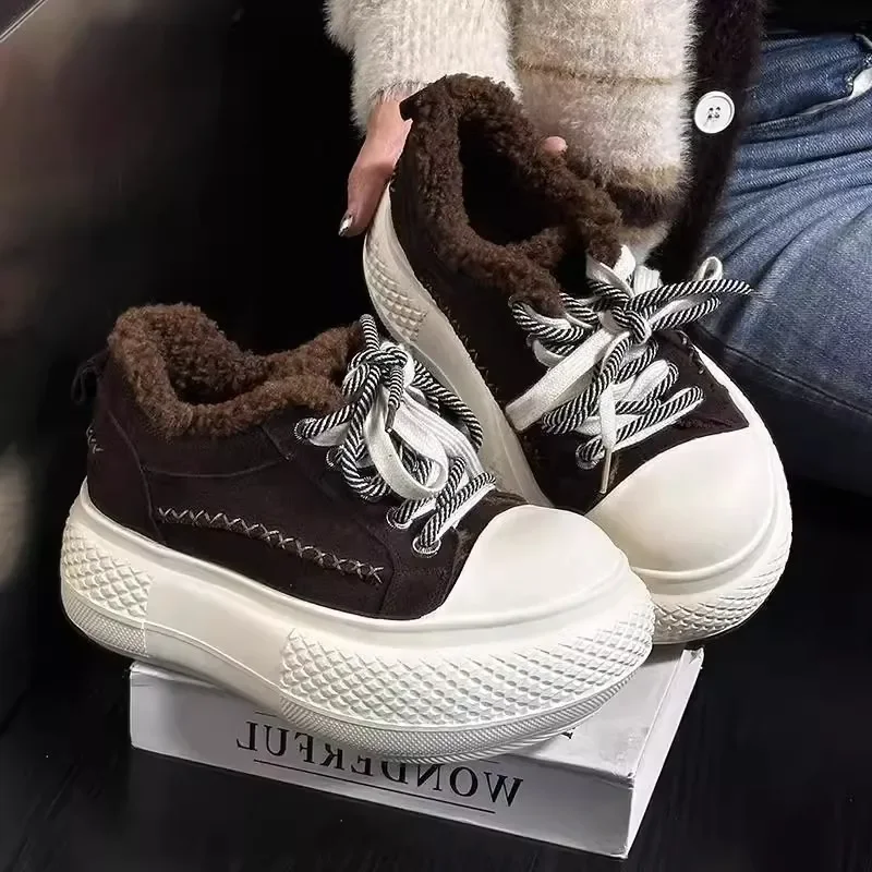 2024 брендовая женская обувь вулканизированная на шнуровке спереди модная