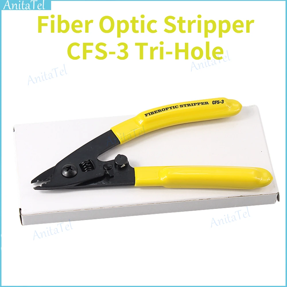 

CFS-3 Fiber Optic Stripper Three-Port Miller Clamp CFS-3 Tri-Hole Fiber Tool Stripping Pliers Miller Wire Stripper Free Shipping