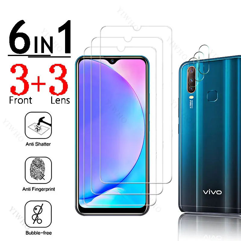 Стекло защитное 6 в 1 для Vivo Y17, 1902 дюйма, с полным покрытием