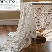 tablecloth white water soluble embroidery lace hollow photography background props tablecover rectangle dining room s026d