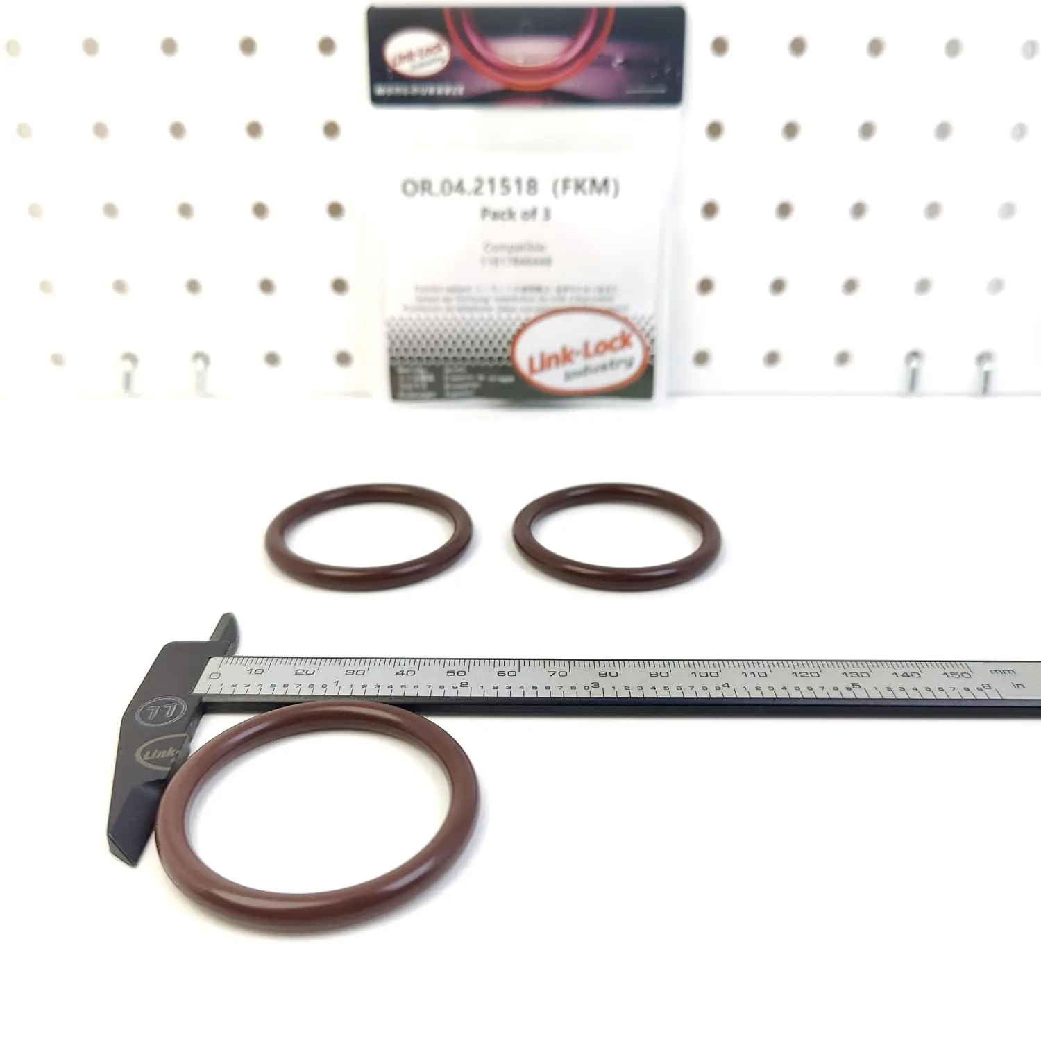 Фото Комплект уплотнительных колец FKM Viton LINK-LOCK 3PCS OR.04.21518 для надувной направляющей детали 11617848448 для BMW-S55 №3