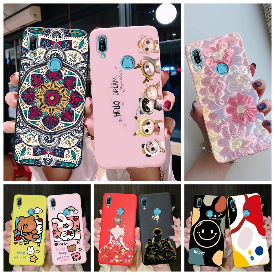 Чехол для Huawei Y6s 2019 чехол телефона Y9s модный Мягкий силиконовый чехол-накладка с