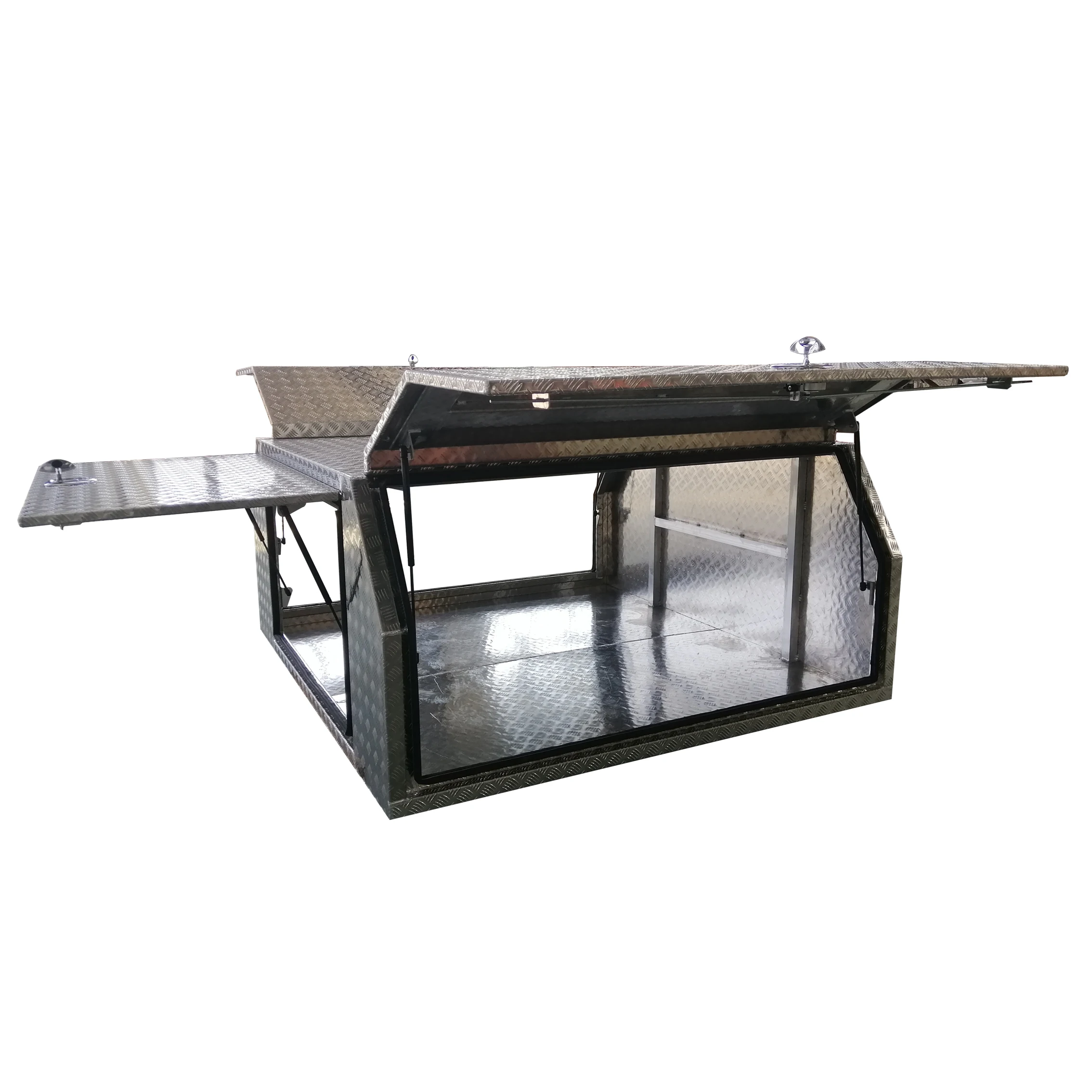 

Heavy duty aluminium ute canopy toolbox