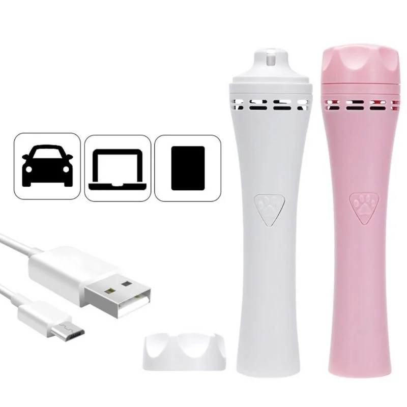 

Электрическая шлифовальная машинка для домашних питомцев, безболезненный триммер для кошек и собак, полировщик, зарядка через USB, товары для ухода