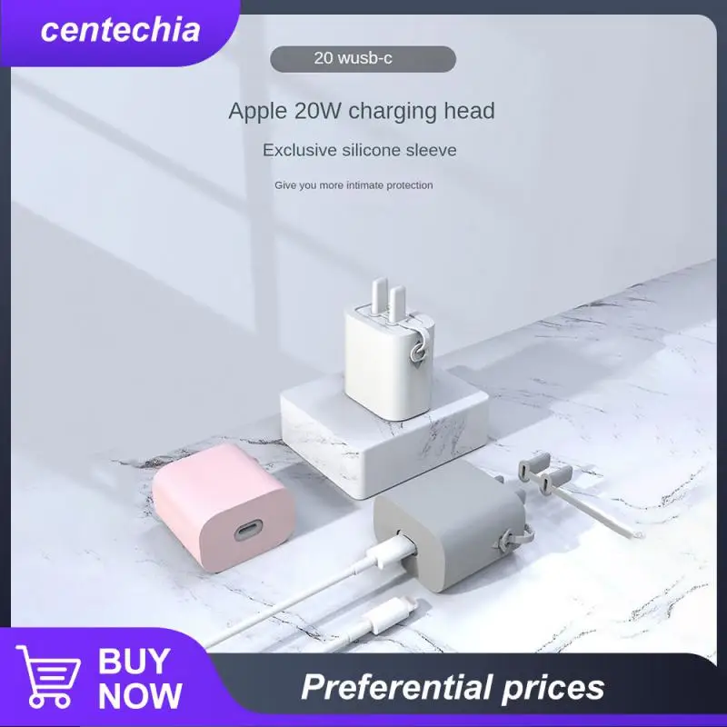 

Silicone Light Charger Protective Sleeve Durable Quick Charging Shell Heat Dissipation Data Cable Head Bite Protector Black