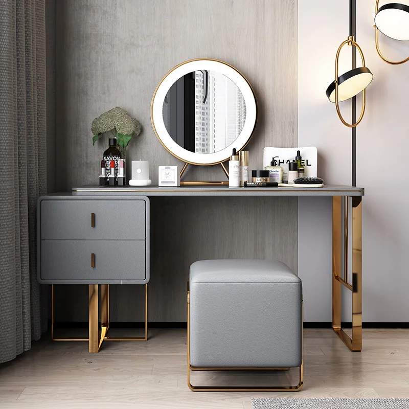 

Minimalist Dresser Bedroom Modern Minimalist Luxury Online Celebrity Ins Makeup Table Small Apartment Storage Cabinet