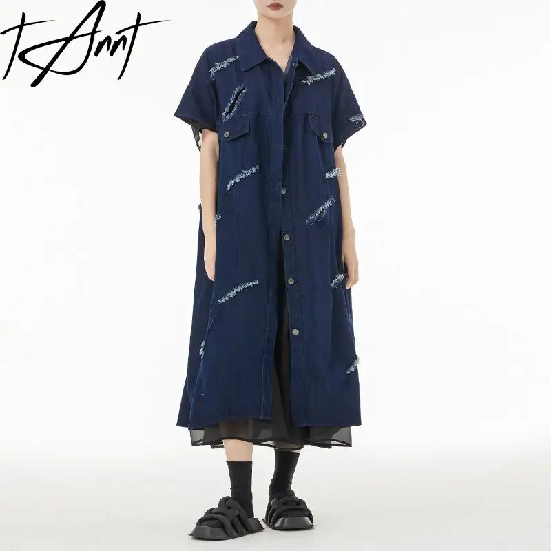 

Женская джинсовая куртка с коротким рукавом, свободного покроя