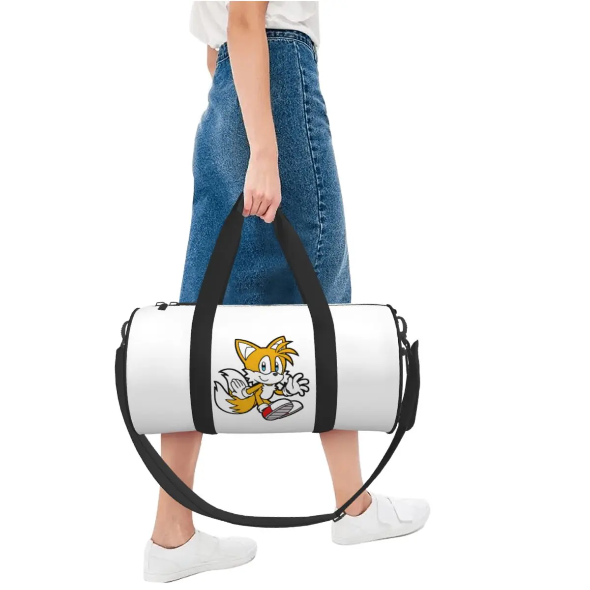 Фото Большая спортивная сумка Miles Tails Prower, многофункциональная дорожная сумка Duffle, сумки для фитнеса №2