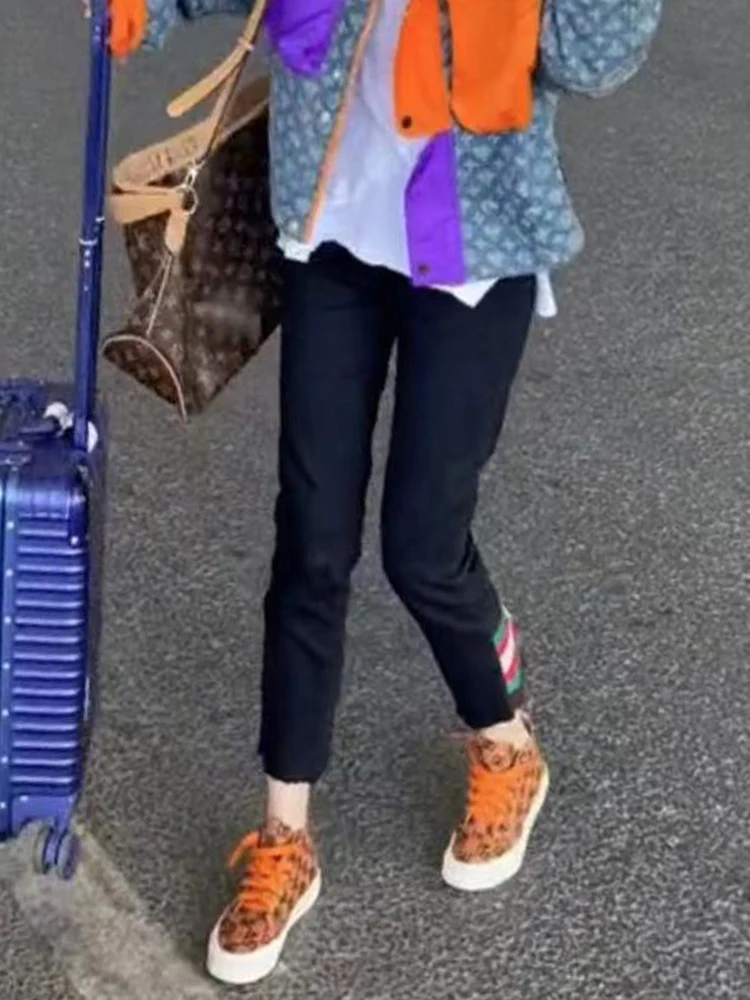 Y2k Big Size 2023 New Summer Thin Small Straight Leg Jeans Female Fat Mm Thin Nine Minutes Smoke Pipe Pants