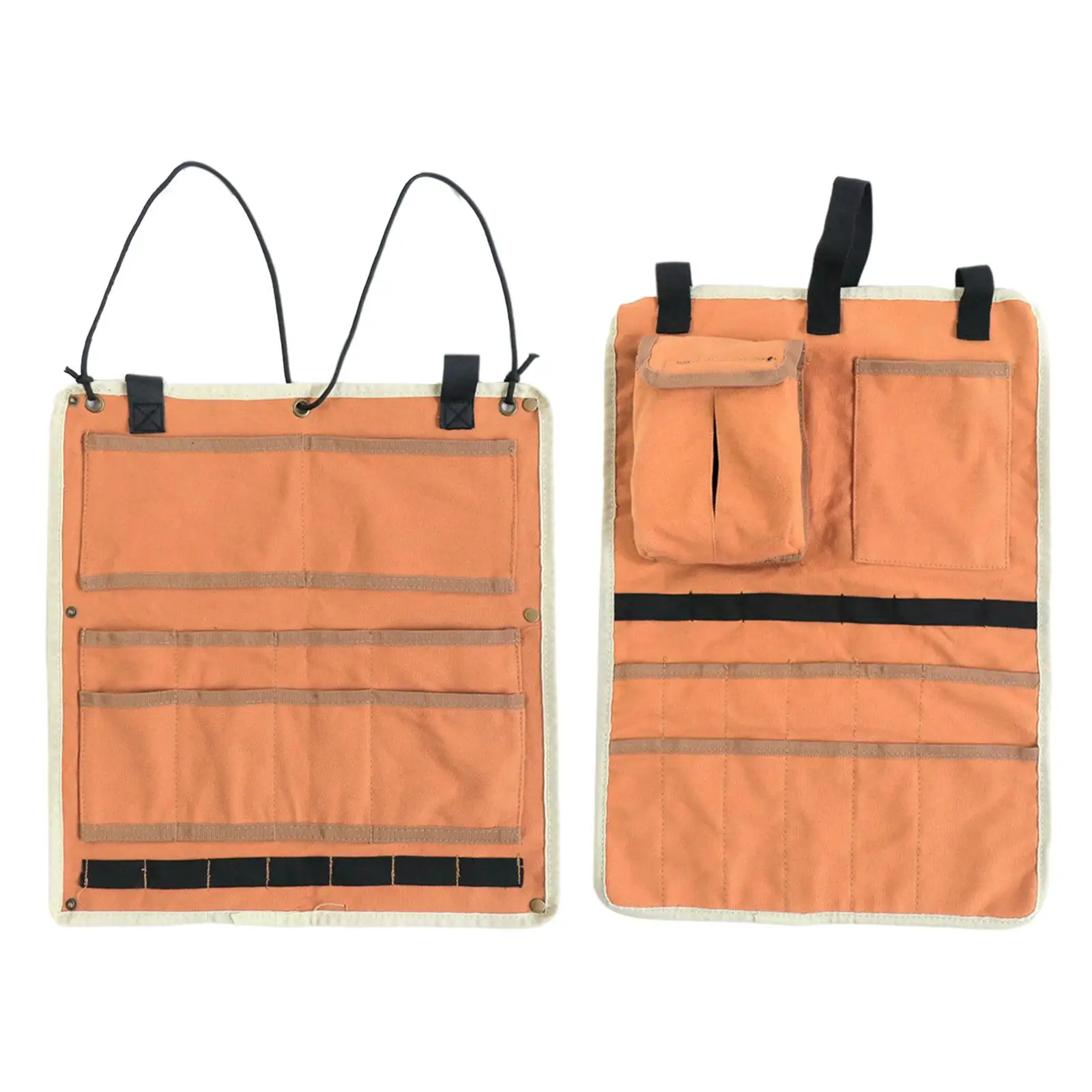 

Outdoor Camping Picnic Tableware Storage Bag Portable Barbecue Cutlery Organizer Hanging Holder Bags Tools Camping Equipment