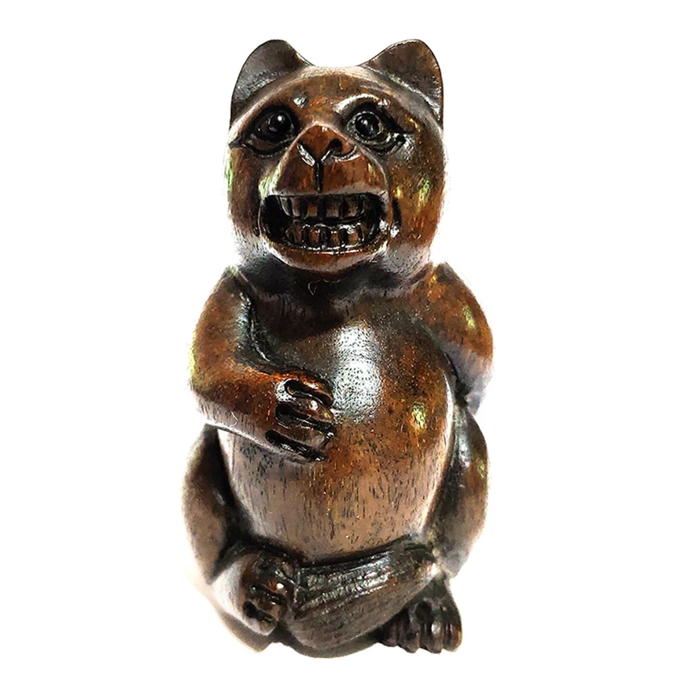 RS416 20-летняя 2-дюймовая резная японская черная деревянная железная древесина