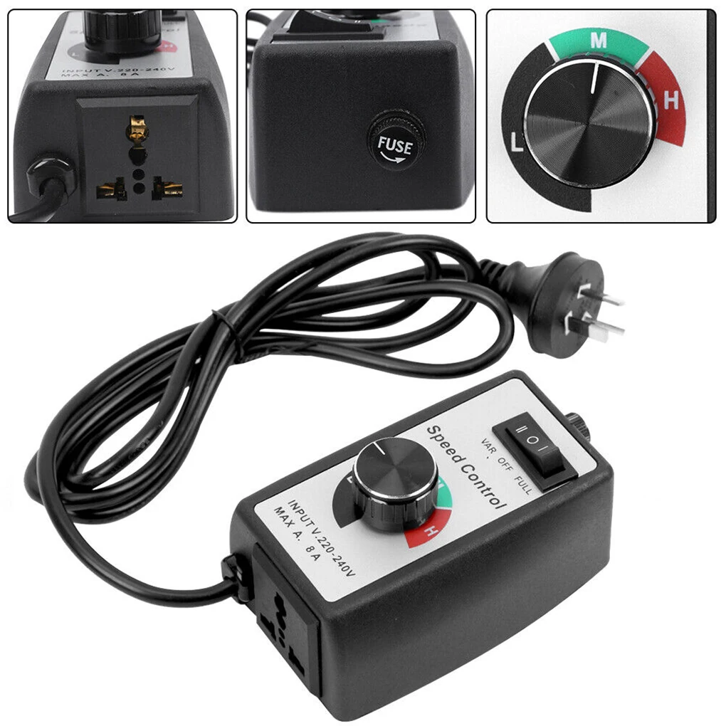 

ABS 8A 220V-240V Speed Controller Controller Motor Speed Controller Variable Speed Controller
