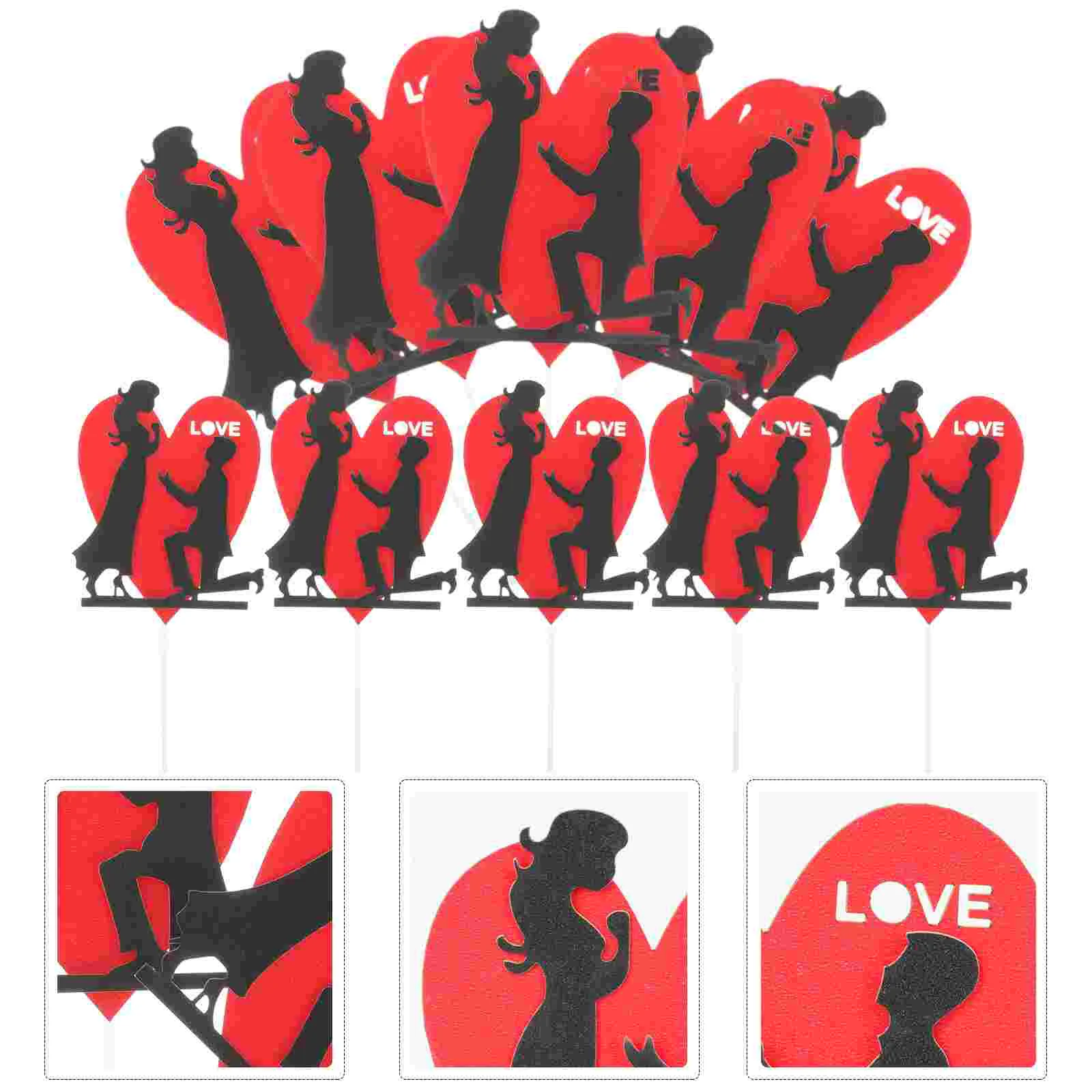 

22Pcs Valentines Cake Decor Party Favor for Cake Decor Party