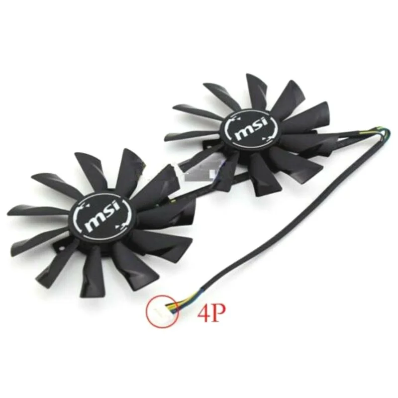 95 мм для видеокарты MSI R9 290X 290 280X 270X Twin Frozr с двойным вентилятором 4 контакта PLD10010B12HH