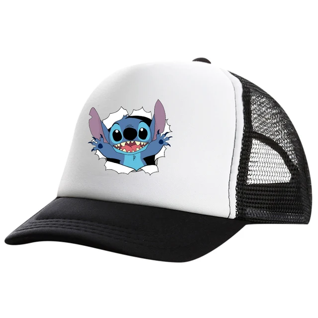 Детская кепка Disney Stitch для мальчиков и девочек летняя от солнца с мультяшным аниме
