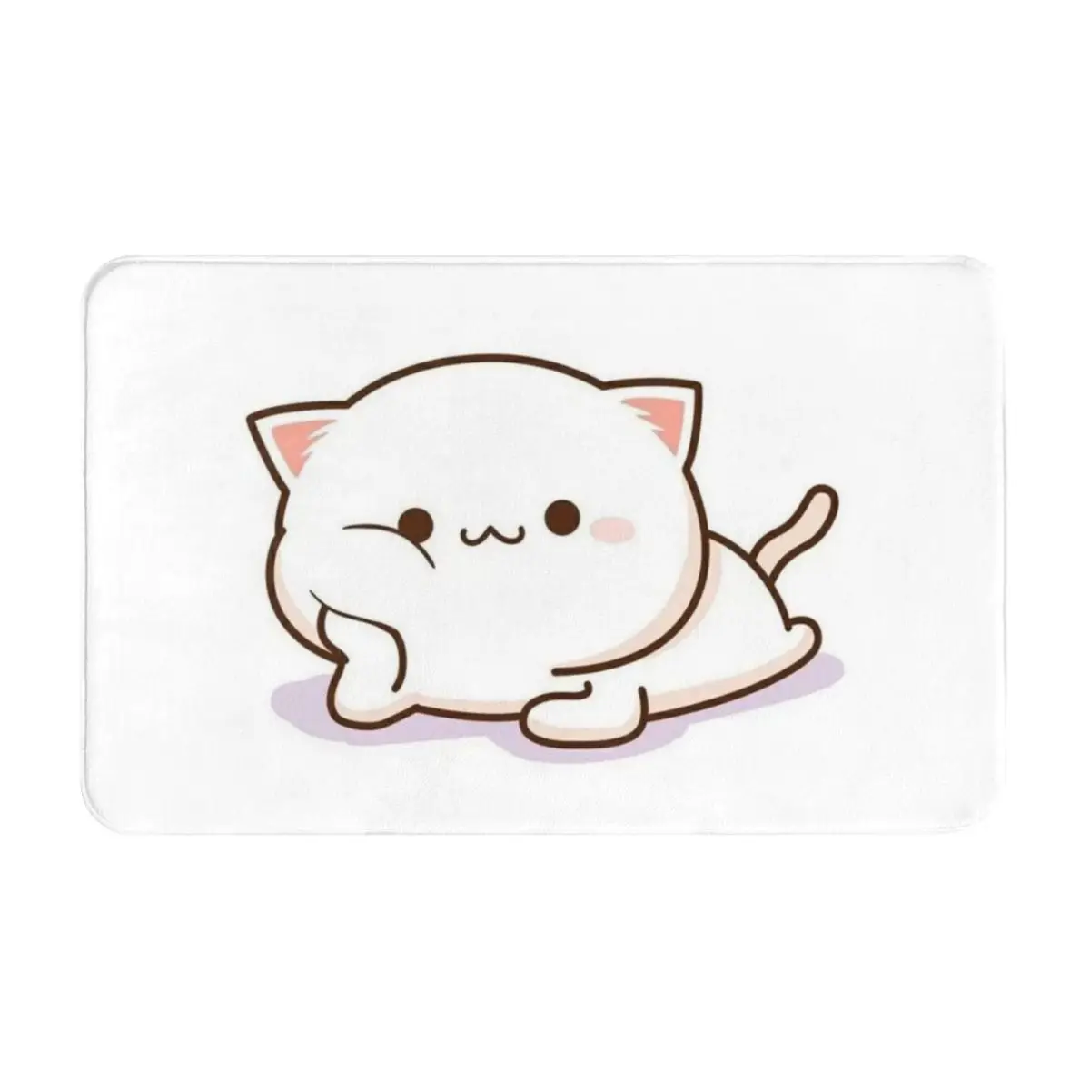 

Honey Peach Cat Skin-Friendly Comfort Non-Slip Bedroom Living Room Outdoor Crawling Mats Surroundings Carpet Mats Floor Mat