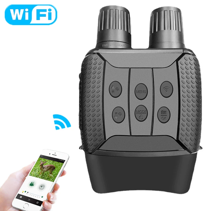 

NV3182 WIFI Night Vision Binoculars App Control 850nm Infrared Hunting HD Telescope Camping Equipment Photography Video 1080P