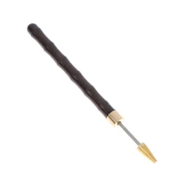 sandalwood brass edge oil pen single head leather edge oil gluing dye pen applicator blackred 170mm length diy hand tools