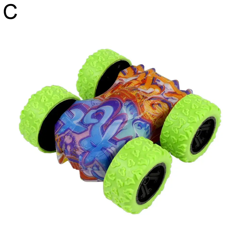 Мини-инерционная игрушка автомобиль для детей столкновение вращение на 360