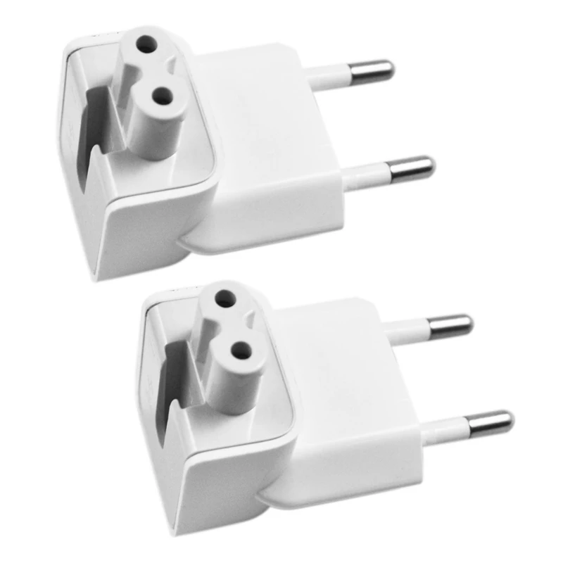 

2X 2-Pin EU Plug For Apple MB Pro Ibook Charger Adaptor