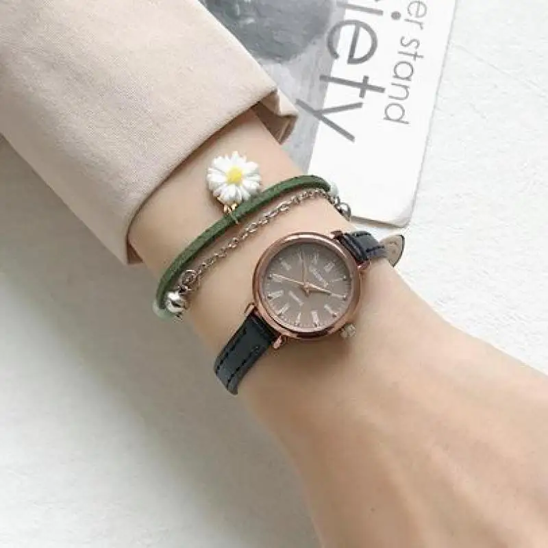 

Круглые кварцевые мини-часы с цифровым циферблатом, в стиле ретро