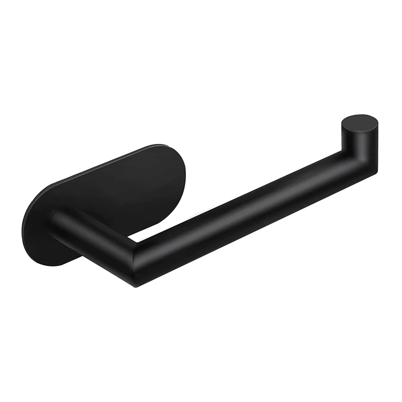 

Toilet Roll Holder No Drilling Toilet Roll Holder Matt Toilet Paper Holder Self-Adhesive For Bathroom Toilet Kitchen