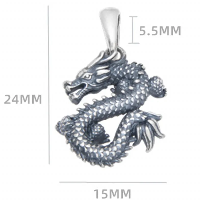 Новый Винтажный индивидуальный подарок BOCAI из стерлингового серебра S999 в