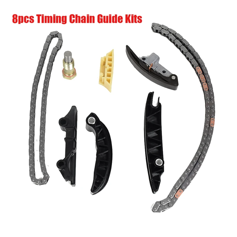 

8Pc Engine Timing Chain Guide Kits For Q7 Porsche Cayenne VW Passat EOS CC 2006-2017 03H103465 03H103503 03H109509A
