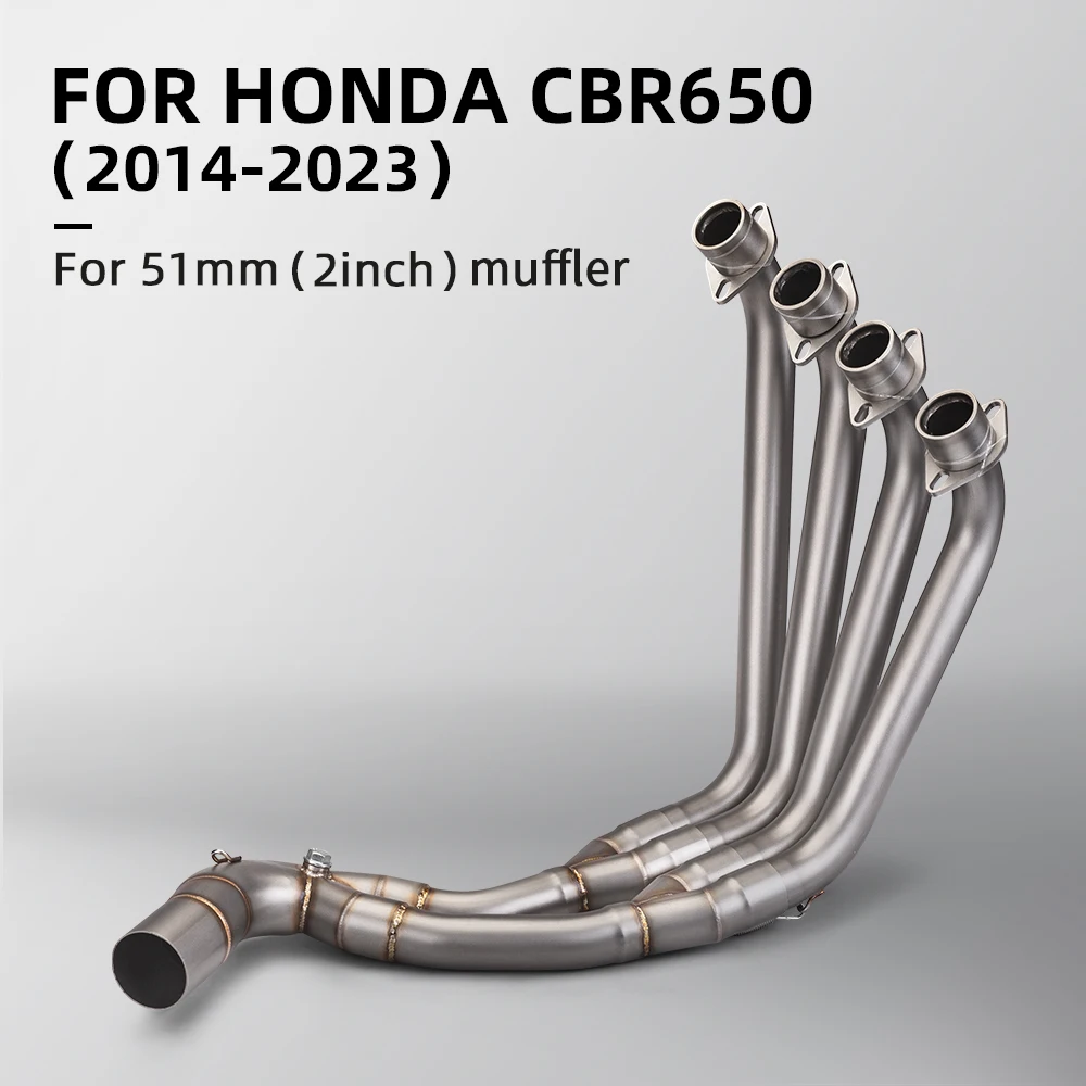 

Надевается для CBR650R CB650F CB650R CBR650F выхлопная система мотоцикла, модифицированная передняя соединительная труба, побег