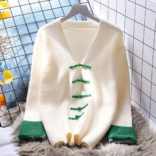 

Белый костюм Тан, вязаный женский свитер, Дамское пальто, женский кардиган, свитера, женские джемперы, пальто, куртка, Осенние тканевые топы для девочек