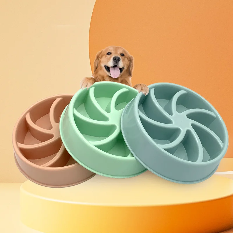 

Pet Anti Choke Dog Spiral Slow Feeder Dog Food Bowls NonSlip Anti Gulping Pet Prevent Obesity Suppl Pet Supplies Dog Bowl