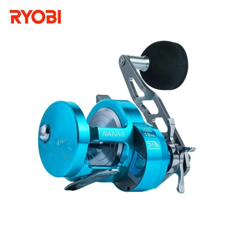

New model Ryobi jigger BT overhead Metal s jigging Trolling Reel saltwater fishing reel for deep sea fishing