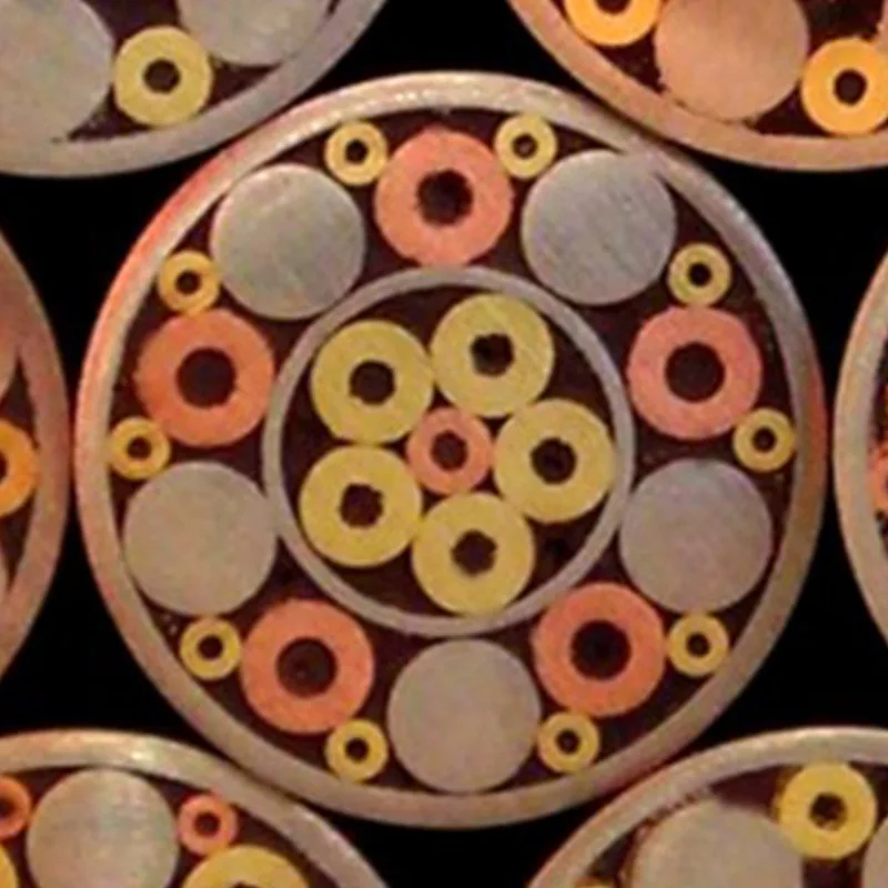 5/6/8 мм мозаичные заклепки для ручки ножа, накладной винт, латунные мозаичные заклепки, стальная трубка для ногтей, нашивка для рогатки, длина заклепки 90 мм