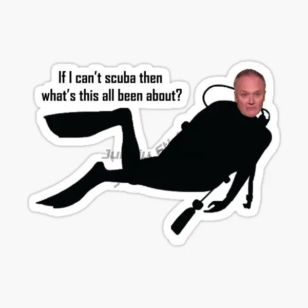 Виниловая наклейка для подводного плавания