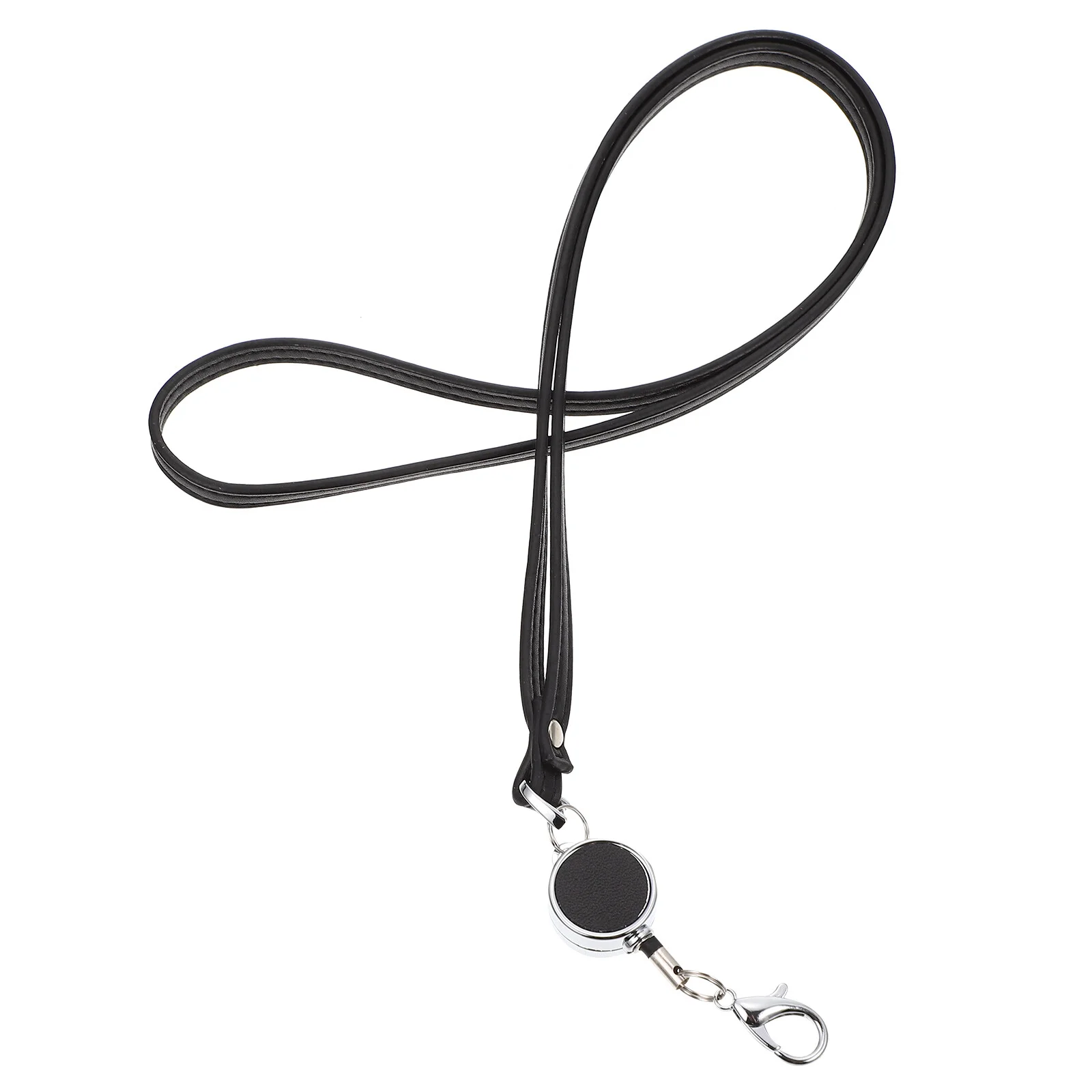 

Telescopic Sling Lanyard Lanyards Cards Work Hanging Ropes Key Chain Pu Strap School Camera