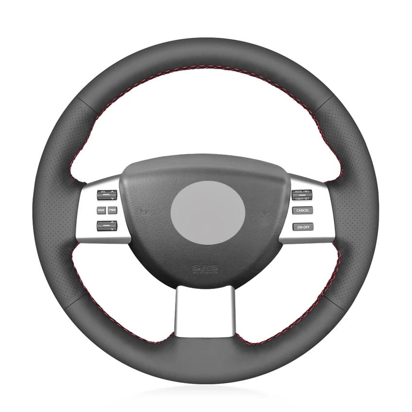 

Black Artificial Leather Handsewing No-slip Car Steering Wheel Cover for Nissan Altima Maxima Murano Quest 2004-2009