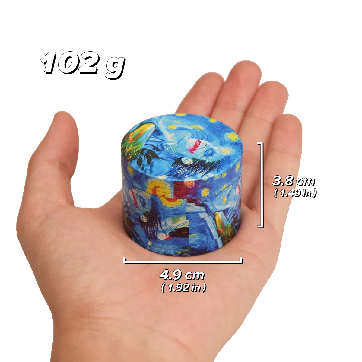 1 шт. абстрактная мельница для специй креативная металлическая кухни мельницы