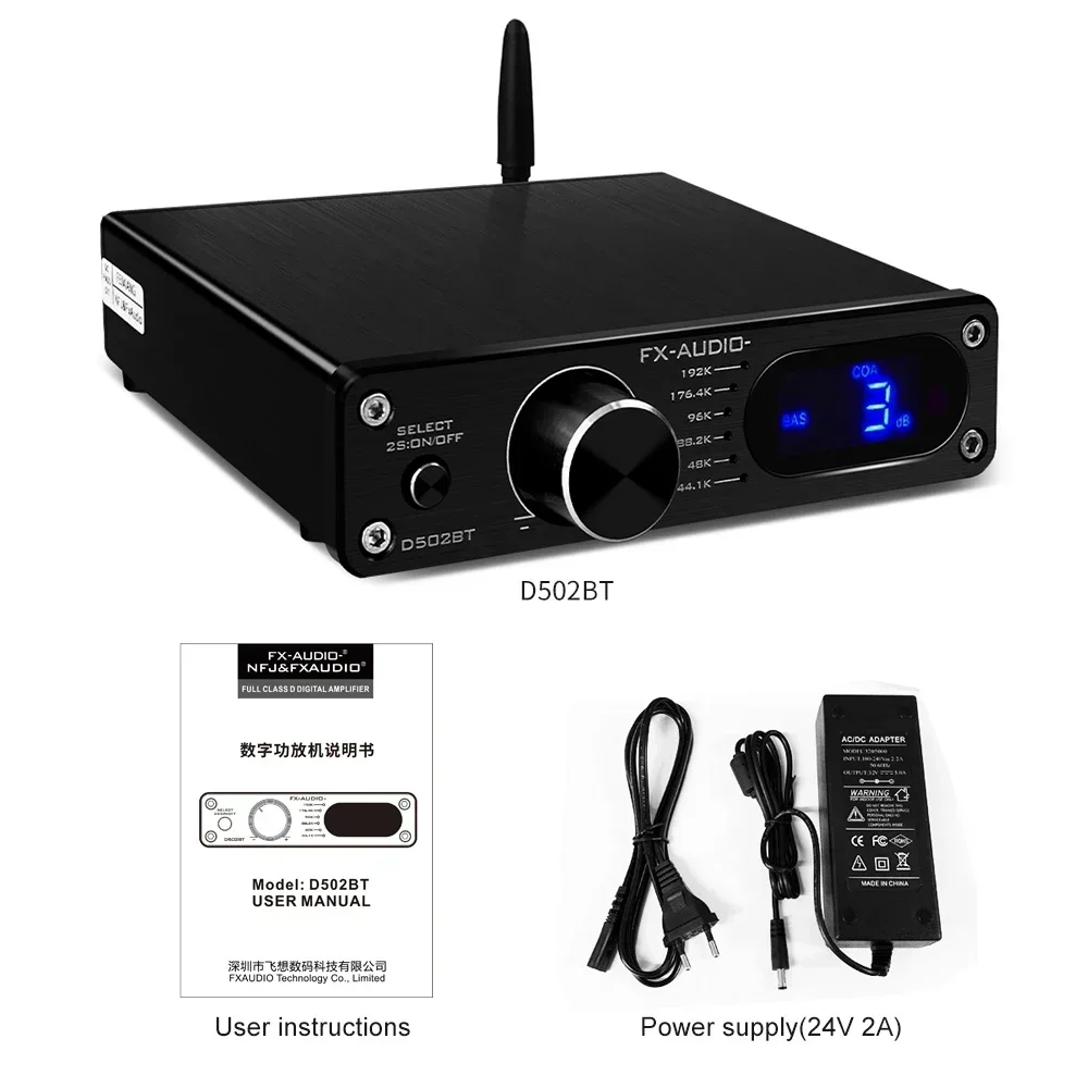 FX-Audio D502BT Цифровой усилитель 2.1