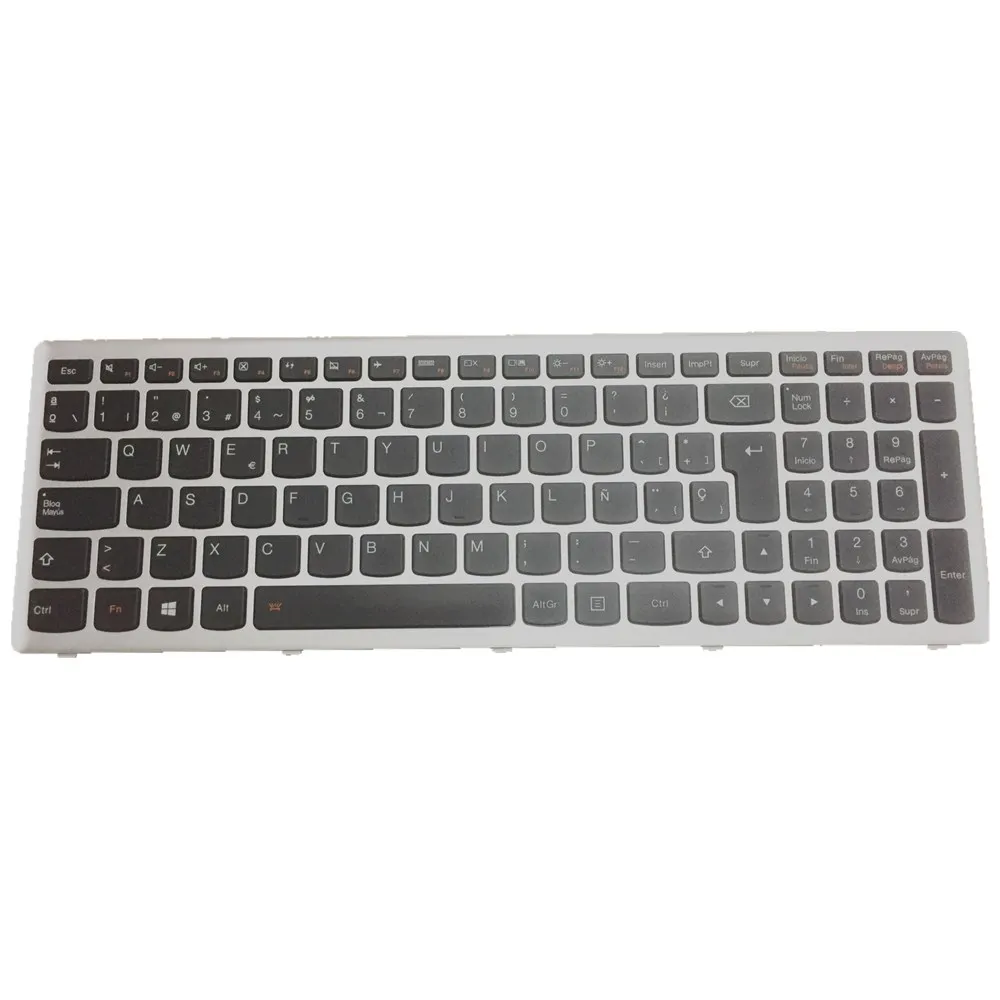 

Клавиатура для ноутбука Lenovo Ideapad Z500 Z500A Z500G P500 SP LA с подсветкой, 25206561 Латиноамериканская Раскладка