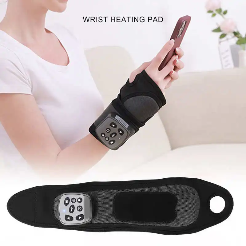 

Rechargeable Hand Massager Physiotherapy Equipment Wrist Belt Electric Heat Wrap Pad Wrist Brace Support Joint Massage Apparatus