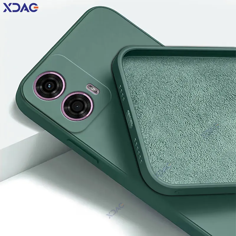 Роскошный чехол с двойной подкладкой для Motorola Moto G24 MotoG24 сумки телефона полной