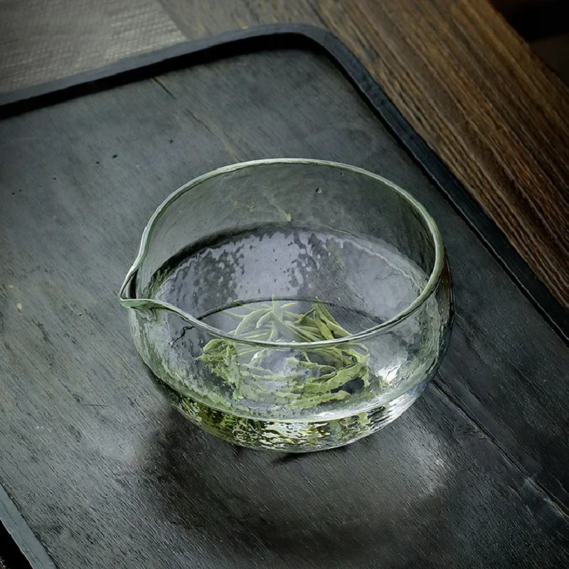 1 шт. чайная чаша из текстурированного стекла в японском стиле