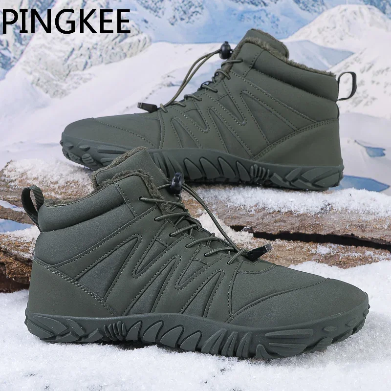 Мужские босоножки VENOCON PINGKEE теплые зимние походные ботинки с широкими коробками