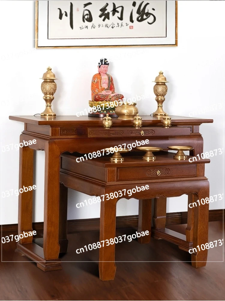 Стол Будды для алтаря китайский бытовой стол из цельного дерева простота