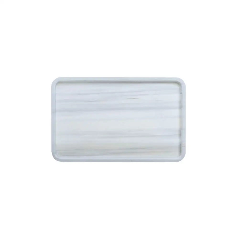 

Natural Integrated Marble Tray Luxury Jewelry Perfume Tray Decorative Tray, Round Corner