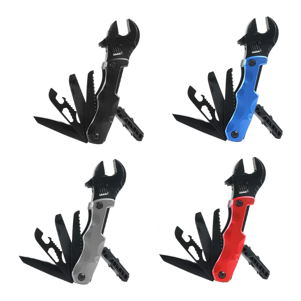 

Wrench Wire Slicer Folding Adjustable Wrenches Set Lifesaving Hammer