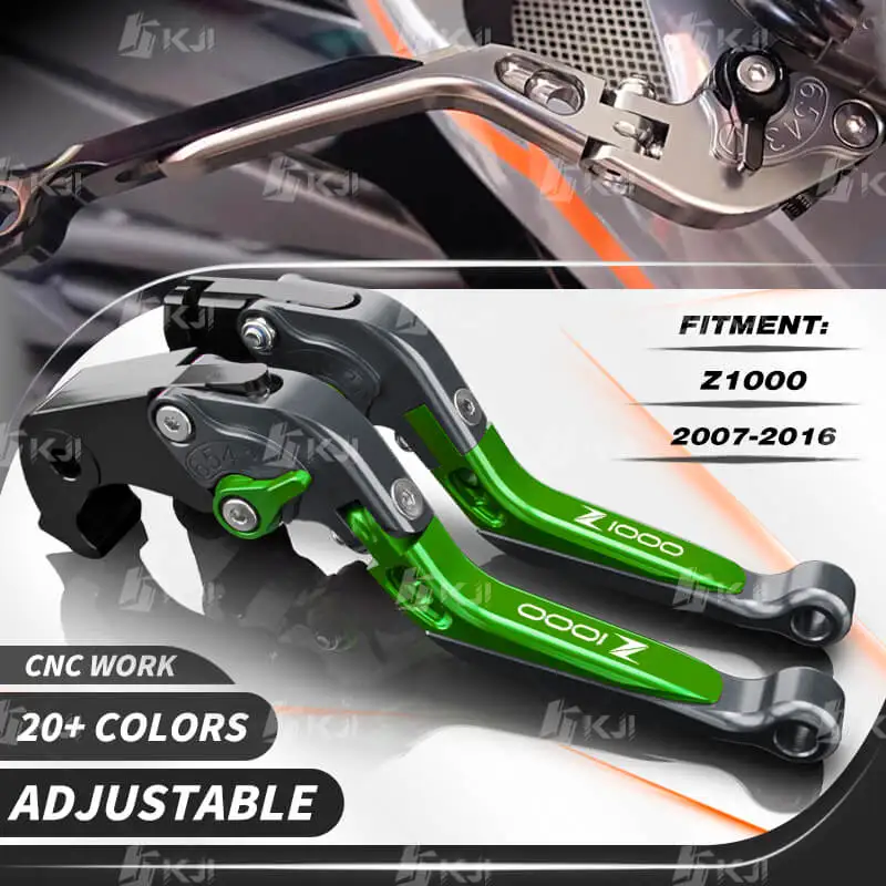 For Kawasaki Z1000 Z 1000 2007-2016 Clutch Lever Brake Lever Set Adjustable Folding Handle Levers Motorcycle Accessories Parts